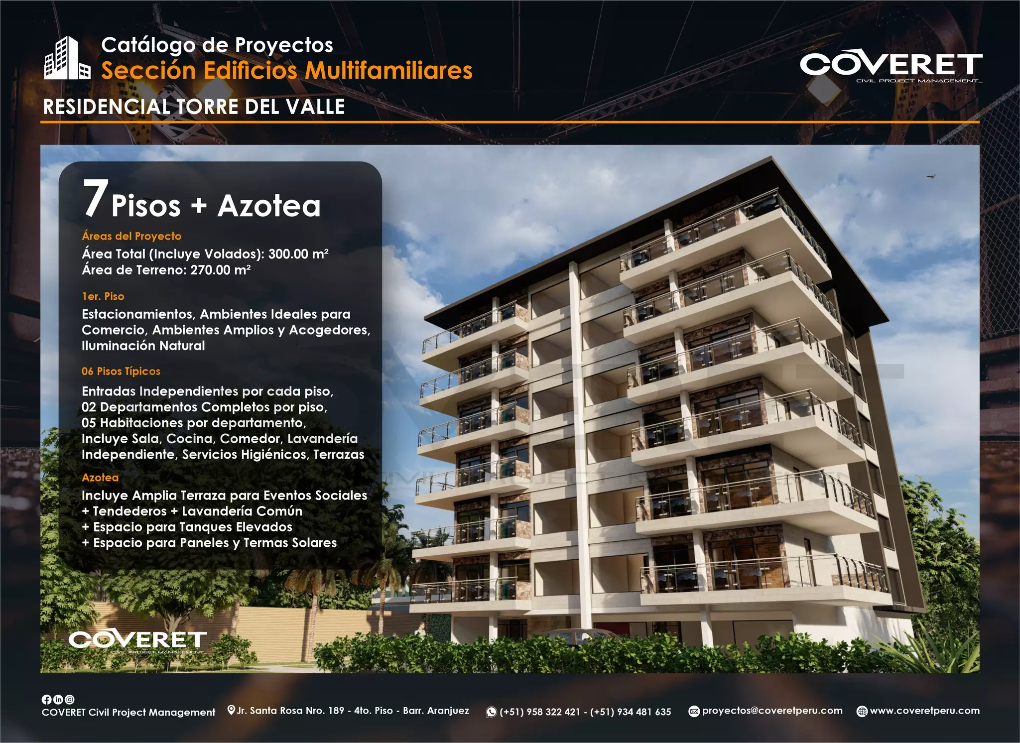 Diseño Coveret - Residencial Torre del Valle